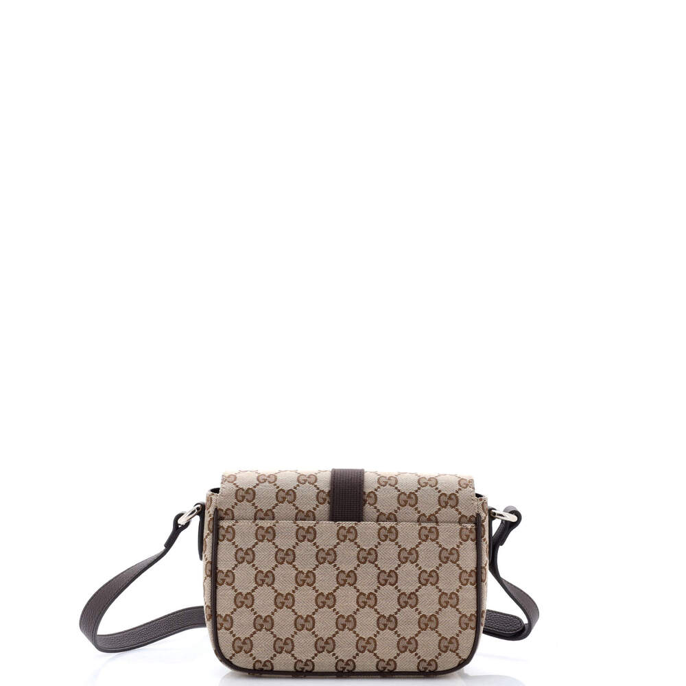 Gucci Buckle Flap Crossbody Bag Gg #225819G14B - Picture 3 of 6